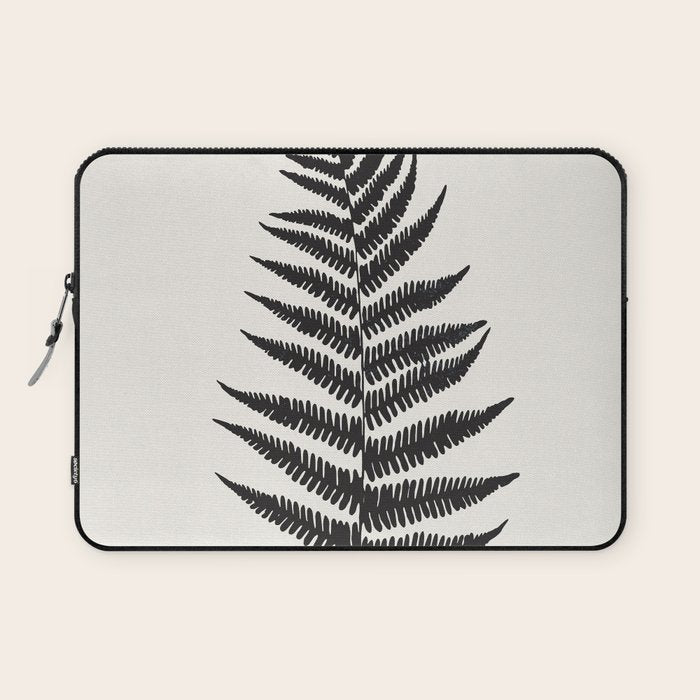 Minimal Fern Leaf Laptop Sleeve Gallery Image 1