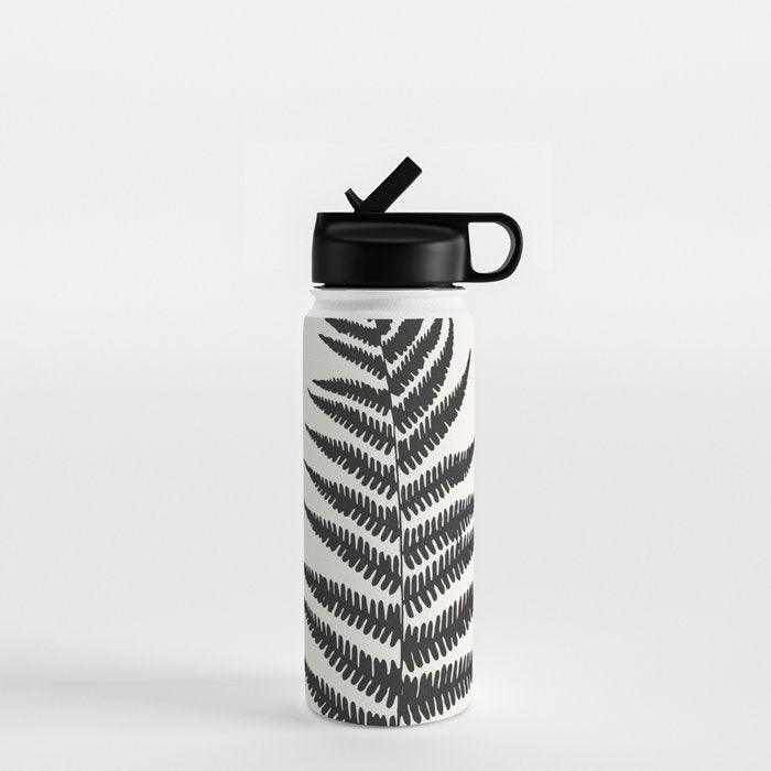 Minimal Fern Leaf Water Bottle Gallery Image 1