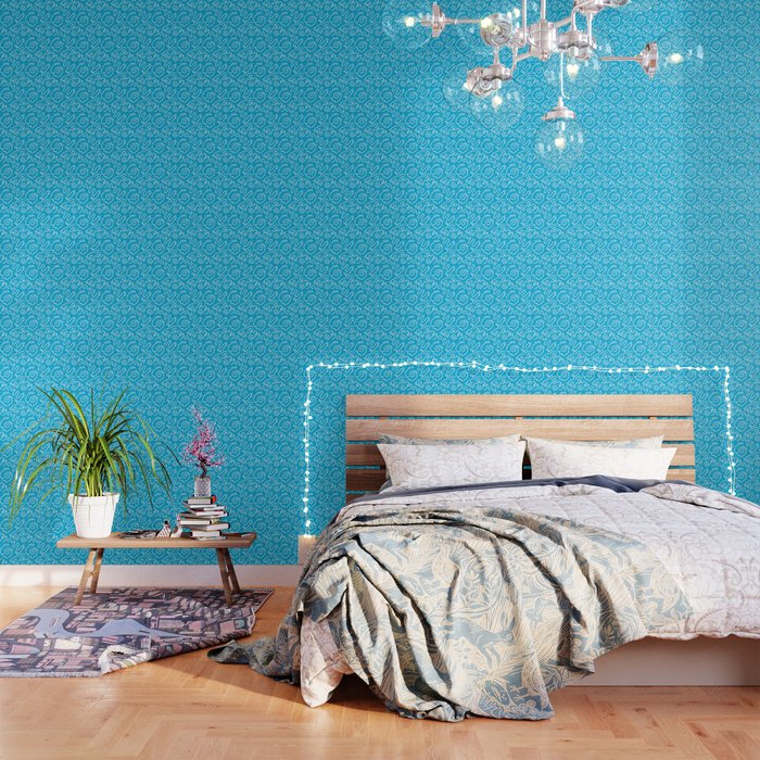 Fun abstract line doodle art pattern Wallpaper Gallery Image 1