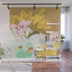 Lemons and Lilies Wall Mural Gallery Image 1