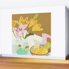 Lemons and Lilies Wall Mural Gallery Image 2