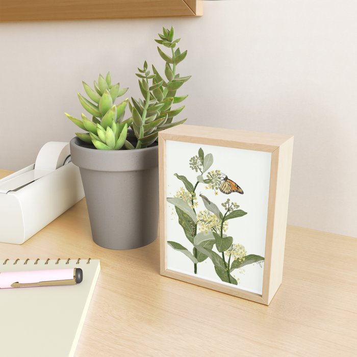 Monarch's Milkweeds Mini Art Print Gallery Image 2