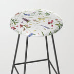 Scandinavian Midsummer Wildflowers Meadow  Stool Gallery Image 2