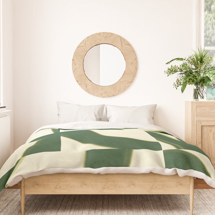 Abstract green pattern Duvet Cover Gallery Image 3