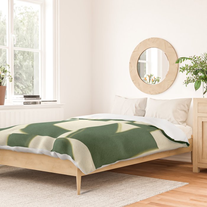 Abstract green pattern Duvet Cover Gallery Image 2