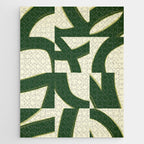 Abstract green pattern Jigsaw Puzzle Gallery Image 1