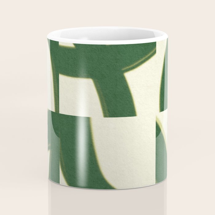 Abstract green pattern Coffee Mug Gallery Image 4