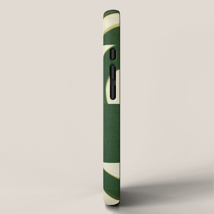 Abstract green pattern iPhone Case Gallery Image 2