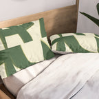 Abstract green pattern Pillow Sham Gallery Image 2