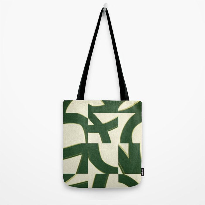 Abstract green pattern Tote Bag Gallery Image 2