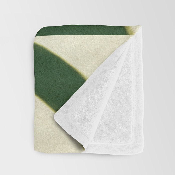Abstract green pattern Throw Blanket Gallery Image 3
