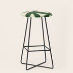 Abstract green pattern Stool Gallery Image 1