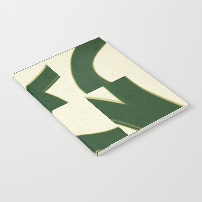 Abstract green pattern Notebook Gallery Image 1