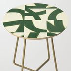 Abstract green pattern Side Table Gallery Image 2