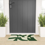 Abstract green pattern Welcome Mat Gallery Image 3