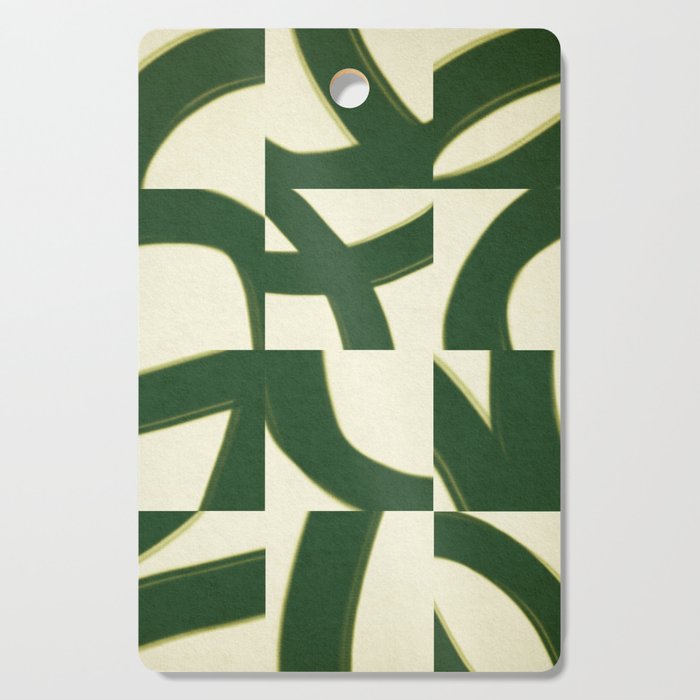 Abstract green pattern Cutting Board Gallery Image 1
