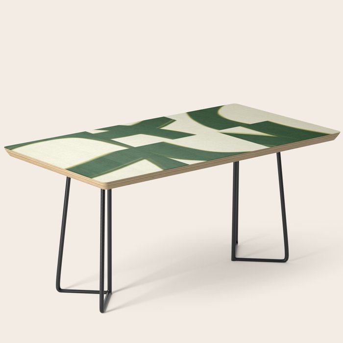 Abstract green pattern Coffee Table Gallery Image 1