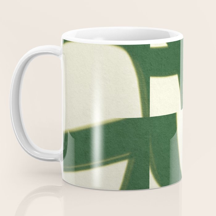 Abstract green pattern Coffee Mug Gallery Image 3