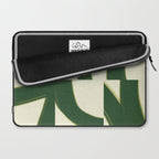 Abstract green pattern Laptop Sleeve Gallery Image 2