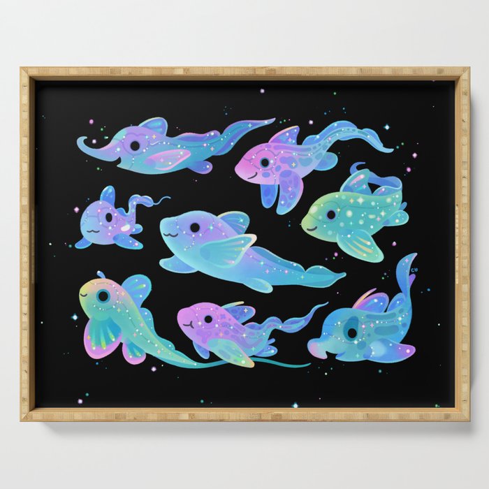 Chimaera - dark Serving Tray Gallery Image 1