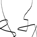 Abstract head, Minimalist Line Art Coffee Mug Gallery Image 2