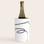 Abstract head, Minimalist Line Art Wine Chiller Gallery Image 1