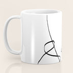 Abstract head, Minimalist Line Art Coffee Mug Gallery Image 3