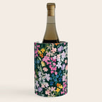Wildflower Field on Pine Grove - Pink, Orange, Blue, & Purple Wine Chiller Gallery Image 1
