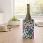 Wildflower Field on Pine Grove - Pink, Orange, Blue, & Purple Wine Chiller Gallery Image 4