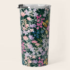 Wildflower Field on Pine Grove - Pink, Orange, Blue, & Purple Travel Mug Gallery Image 3