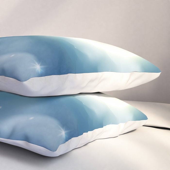 Magical Midnight Moon Starry Night Sky Pillow Sham Gallery Image 3