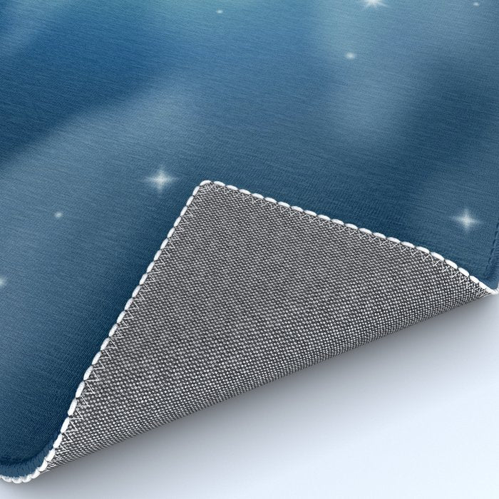 Magical Midnight Moon Starry Night Sky Rug Gallery Image 4