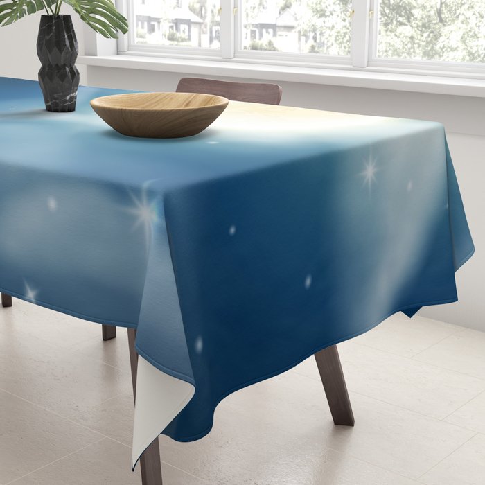 Magical Midnight Moon Starry Night Sky Tablecloth Gallery Image 3