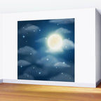 Magical Midnight Moon Starry Night Sky Wall Mural Gallery Image 2