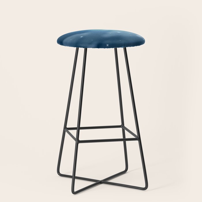 Magical Midnight Moon Starry Night Sky Stool Gallery Image 1