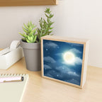 Magical Midnight Moon Starry Night Sky Mini Art Print Gallery Image 2