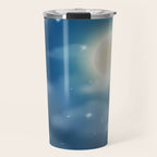 Magical Midnight Moon Starry Night Sky Travel Mug Gallery Image 1