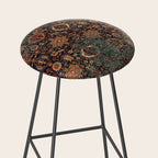 Vintage Traditional Moroccan Rug Stool Gallery Image 2