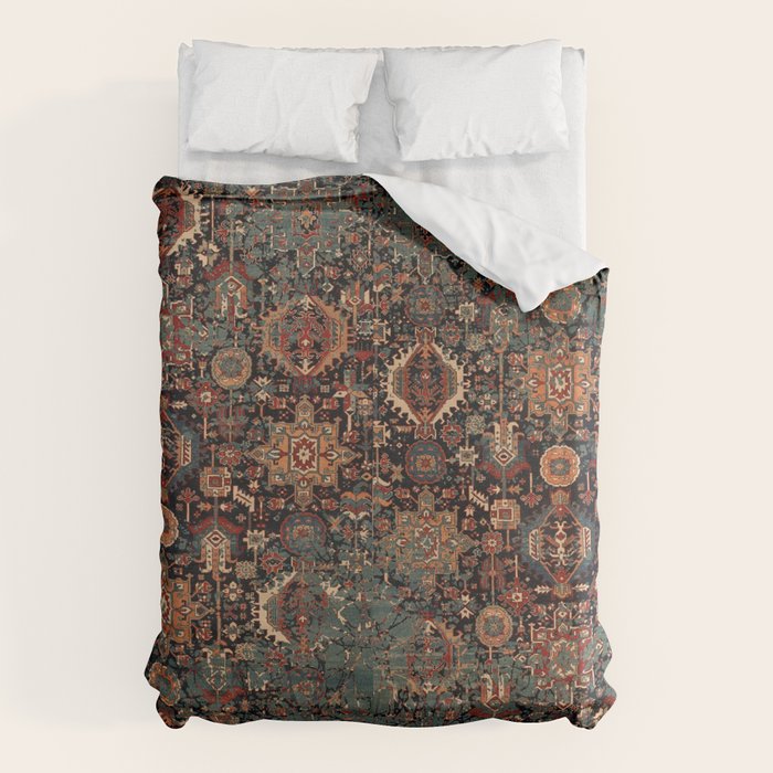 Vintage Traditional Moroccan Rug Duvet Cover