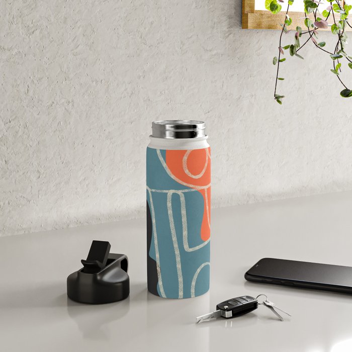 Organic Minimalist Layers 4 Water Bottle Gallery Image 4