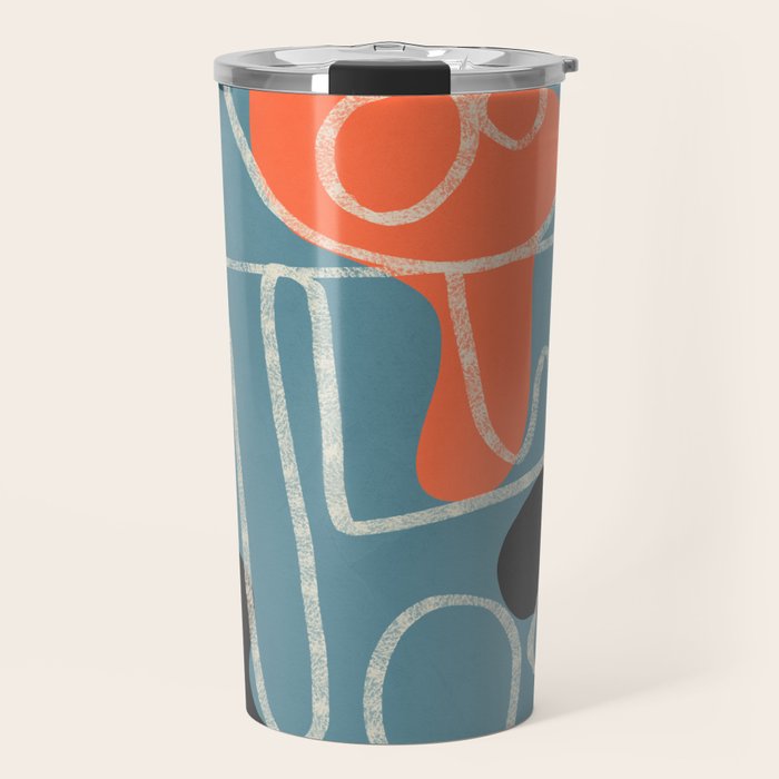 Organic Minimalist Layers 4 Travel Mug Gallery Image 1