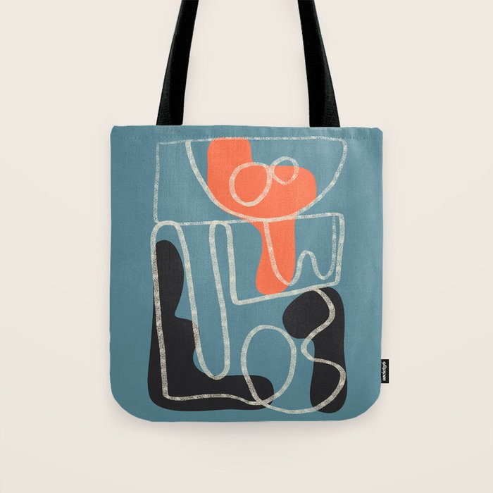 Organic Minimalist Layers 4 Tote Bag Gallery Image 1