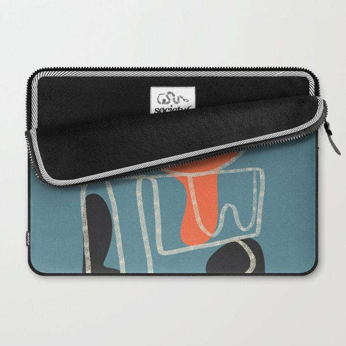Organic Minimalist Layers 4 Laptop Sleeve Gallery Image 2