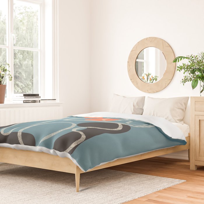 Organic Minimalist Layers 4 Duvet Cover Gallery Image 2