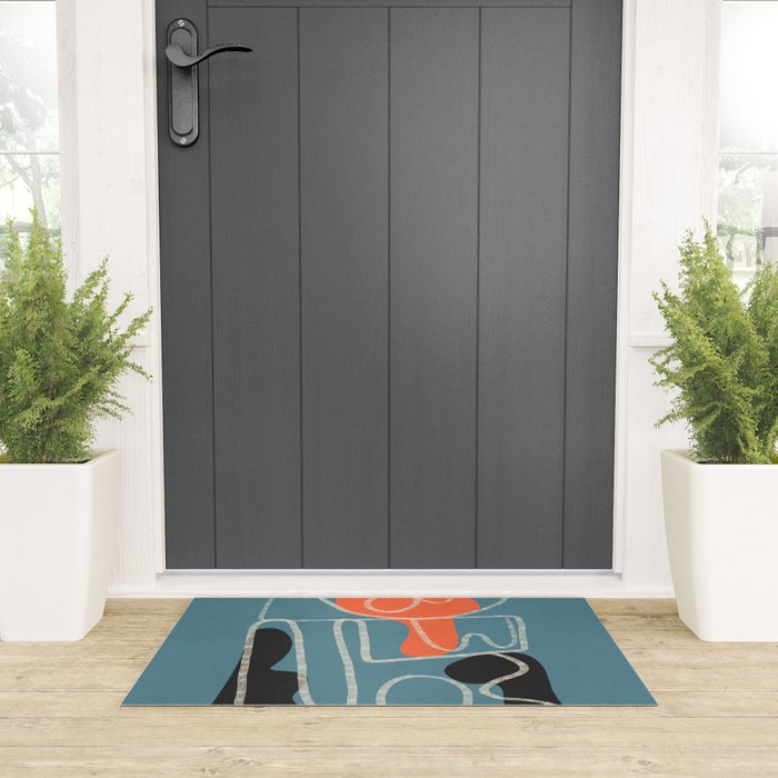 Organic Minimalist Layers 4 Welcome Mat Gallery Image 3