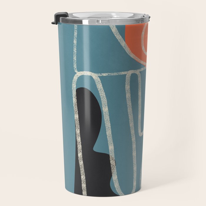 Organic Minimalist Layers 4 Travel Mug Gallery Image 3
