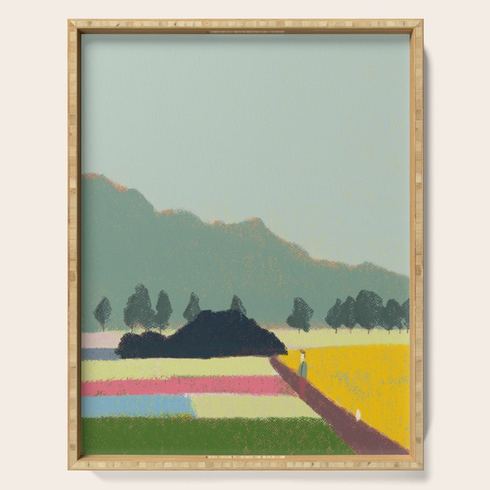 Country part 1 Serving Tray Gallery Image 1