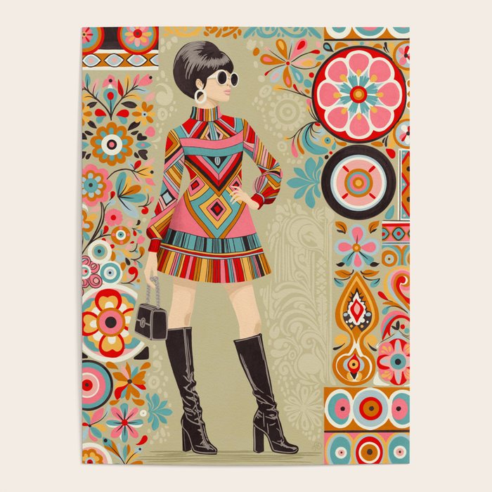 Retro Chic 60s Fashion Poster Gallery Image 4