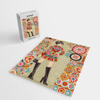Retro Chic 60s Fashion Jigsaw Puzzle Gallery Image 2