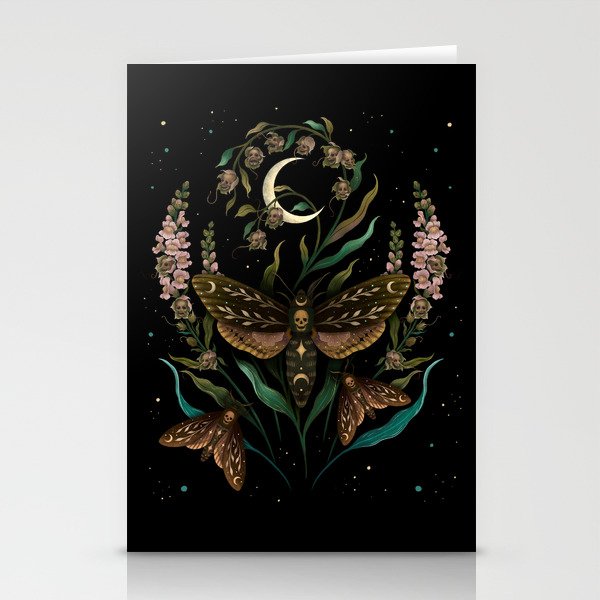 Death's Head Stationery Card Gallery Image 1